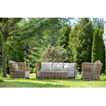 "Валенсия" лаунж-зона из искусственного ротанга, цвет соломенный