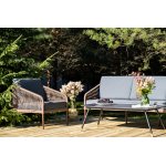 "Канны" лаунж-зона 5-местная плетеная из роупа (веревки), роуп коричневый