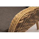 "Прованс" диван из искусственного ротанга трехместный, цвет соломенный