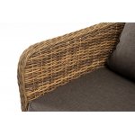 "Прованс" диван из искусственного ротанга трехместный, цвет соломенный