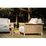 "Мальдивы" лаунж-зона из искусственного ротанга, цвет соломенный