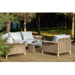 "Мальдивы" лаунж-зона из искусственного ротанга, цвет соломенный