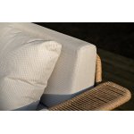 "Мальдивы" лаунж-зона из искусственного ротанга, цвет соломенный