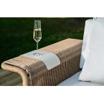 "Мальдивы" лаунж-зона из искусственного ротанга, цвет соломенный