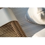 "Мальдивы" лаунж-зона из искусственного ротанга, цвет соломенный