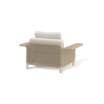 "Мальдивы" лаунж-зона из искусственного ротанга, цвет соломенный