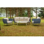 "Фиджи" лаунж-зона 5-местная плетеная из роупа (веревки), каркас алюминиевый темно-серый, роуп синий (KT18-014) "Фиджи" лаунж-зона 5-местная плетеная из роупа (веревки), каркас алюминиевый темно-серый, роуп синий (KT18-014)