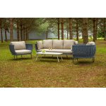 "Фиджи" лаунж-зона 5-местная плетеная из роупа (веревки), каркас алюминиевый темно-серый, роуп синий (KT18-014) "Фиджи" лаунж-зона 5-местная плетеная из роупа (веревки), каркас алюминиевый темно-серый, роуп синий (KT18-014)