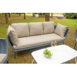 "Фиджи" лаунж-зона 5-местная плетеная из роупа (веревки), каркас алюминиевый темно-серый, роуп синий (KT18-014) "Фиджи" лаунж-зона 5-местная плетеная из роупа (веревки), каркас алюминиевый темно-серый, роуп синий (KT18-014)