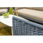 "Фиджи" лаунж-зона 5-местная плетеная из роупа (веревки), каркас алюминиевый темно-серый, роуп синий (KT18-014) "Фиджи" лаунж-зона 5-местная плетеная из роупа (веревки), каркас алюминиевый темно-серый, роуп синий (KT18-014)