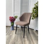 Стул VENA, цвет B5 Капучино, велюр/черный каркас М-City