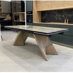 Стол МАНХЭТТЕН 200 PANDORA, керамика / Дуб Галифакс М-City