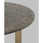 Журнальный столик Кассия 90*90 см темная керамика