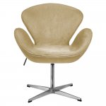 Кресло SWAN STYLE CHAIR карамельный, искусственная замша Кресло SWAN STYLE CHAIR карамельный, искусственная замша