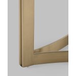 Журнальный столик Кассия 90*90 см темная керамика