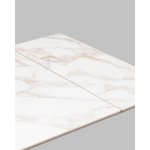 Стол раскладной Marmer 120-180*80*76 керамика капучино