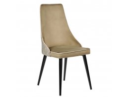 Стул Dave оливковый с жаккардом