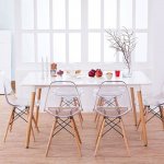 Стул Eames прозрачный серый