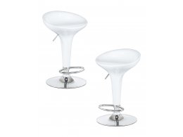 Набор 2 шт Стул барный DOBRIN BOMBA, белый