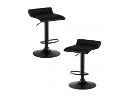 Набор 2 шт Стул барный DOBRIN TOMMY BLACK, чёрный