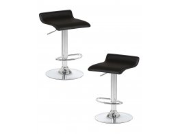 Набор 2 шт Стул барный DOBRIN TOMMY, чёрный