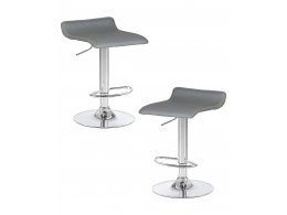 Набор 2 шт Стул барный DOBRIN TOMMY, серый