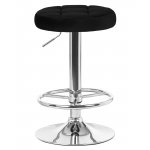 Набор 2 шт Табурет барный DOBRIN BRUNO, черный велюр (MJ9-101)