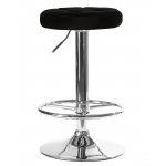 Табурет барный DOBRIN BRUNO, черный велюр (MJ9-101)