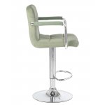 Набор 2 шт Стул барный DOBRIN KRUGER ARM, мятный велюр (MJ9-87)