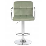 Набор 2 шт Стул барный DOBRIN KRUGER ARM, мятный велюр (MJ9-87)
