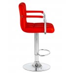Набор 2 шт Стул барный DOBRIN KRUGER ARM, красный