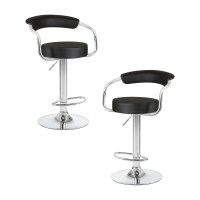 Набор 2 шт Стул барный DOBRIN MARTA, чёрный