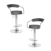 Набор 2 шт Стул барный DOBRIN MARTA, серый