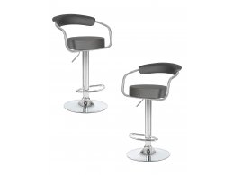 Набор 2 шт Стул барный DOBRIN MARTA, серый