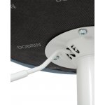 Набор 2 шт Стул барный DOBRIN TAILOR WHITE, пудрово-голубой велюр (MJ9-74)