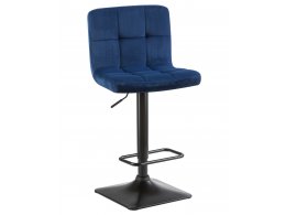 Стул барный DOBRIN DOMINIC, синий велюр (MJ9-117)