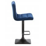 Стул барный DOBRIN DOMINIC, синий велюр (MJ9-117)