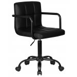 Набор 2 шт Офисное кресло для персонала DOBRIN TERRY BLACK, чёрный