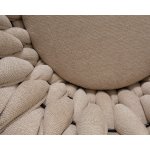 Стул барный DOBRIN LEON, бежевая ткань (LAR 275-1)