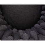 Стул барный DOBRIN LEON, синяя ткань (LAR-275-29)