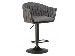 Стул барный DOBRIN LEON, графитовая ткань (LAR-275-21)