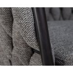 Стул барный DOBRIN LEON, графитовая ткань (LAR-275-21)