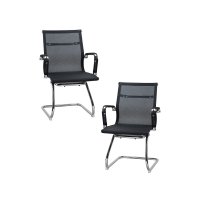 Набор 2 шт Офисное кресло для посетителей DOBRIN CODY MESH, чёрный