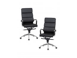 Набор 2 шт Офисное кресло для руководителей DOBRIN ARNOLD, чёрный Набор 2 шт Офисное кресло для руководителей DOBRIN ARNOLD, чёрный