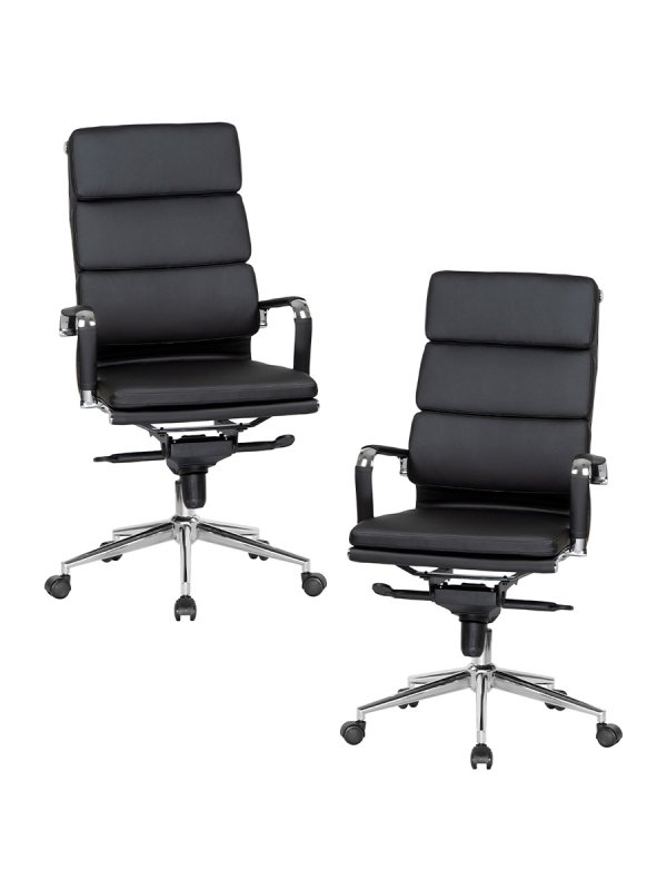 Набор 2 шт Офисное кресло для руководителей DOBRIN ARNOLD, чёрный