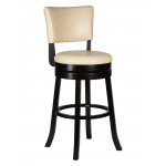 Набор 2 шт Вращающийся полубарный стул DOBRIN JOHN COUNTER, капучино, кремовый