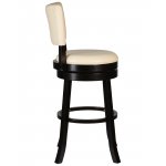 Набор 2 шт Вращающийся полубарный стул DOBRIN JOHN COUNTER, капучино, кремовый