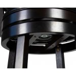 Вращающийся полубарный стул DOBRIN JOHN COUNTER, капучино, черный