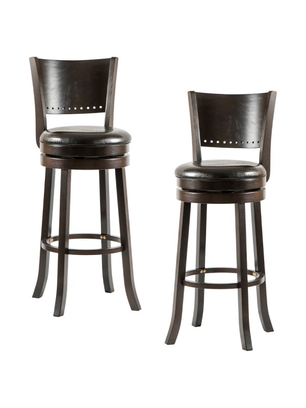 Набор 2 шт Стул барный DOBRIN TONY BAR, капучино, чёрный