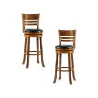 Набор 2 шт Стул барный DOBRIN WILLIAM BAR, шоколад, чёрный